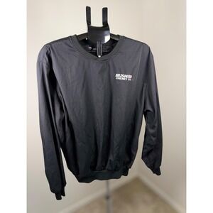 King Louie Bush Cheney 04 Presidential Campaign Windshirt Black V-Neck Medium